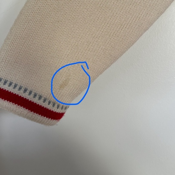 Dale of Norway Cream and Red Sweater - Picture 10 of 16